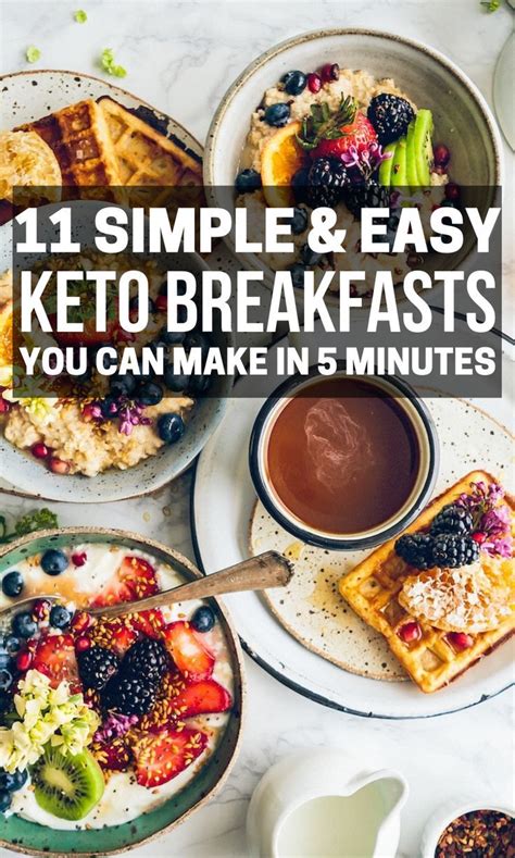 11 Amazing Quick And Easy 5 Minute Keto Breakfast Ideas Keto Breakfast
