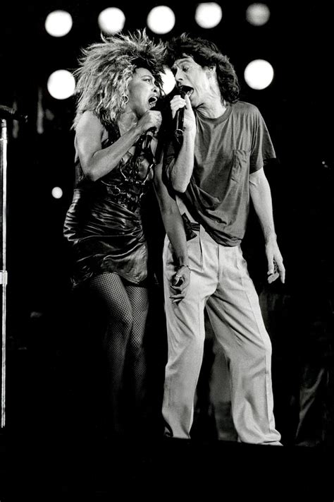 Tina Turner And Mick Jagger