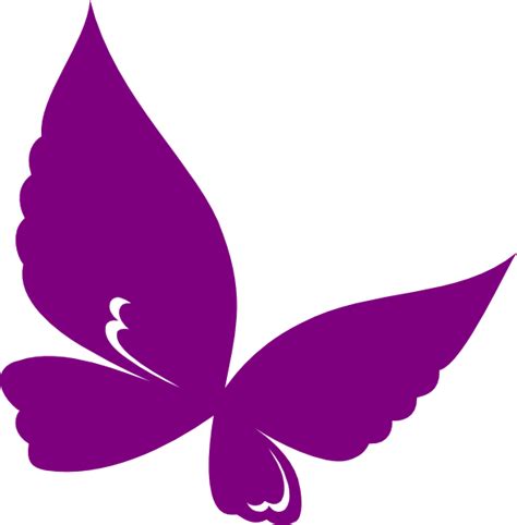 Purplebutterfly Clip Art At Vector Clip Art Online
