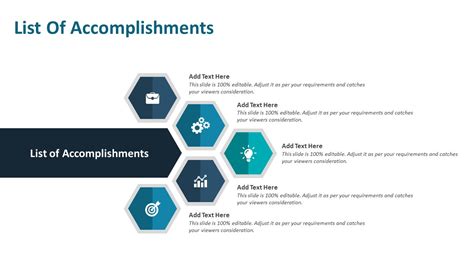 List Of Accomplishments Powerpoint Slide Ppt Templates