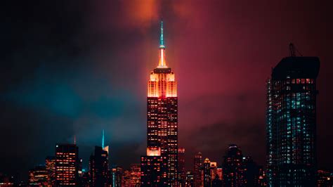 Empire State Building 4k Wallpaper Pixground Download High Quality