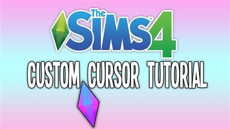 How To Make Sims 4 Custom Cursors Youtube