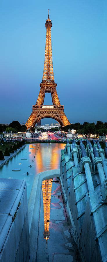 Eiffel Tower Reflection Paris France Photograph By Sun Gallery