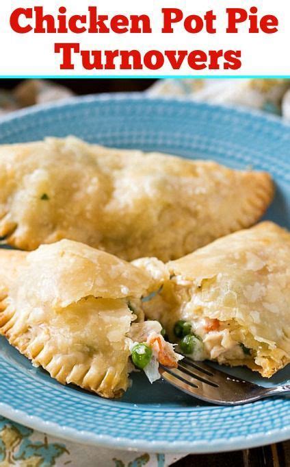 Easy And Creamy Chicken Pot Pie Turnovers