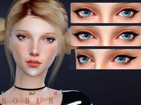 The Sims Resource Bobur Eyelashes 12