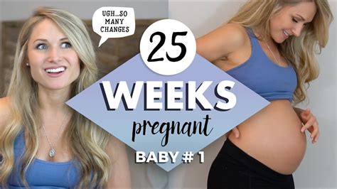 25 WEEKS PREGNANT UPDATE Belly Button Popping Out Anxiety Crazy