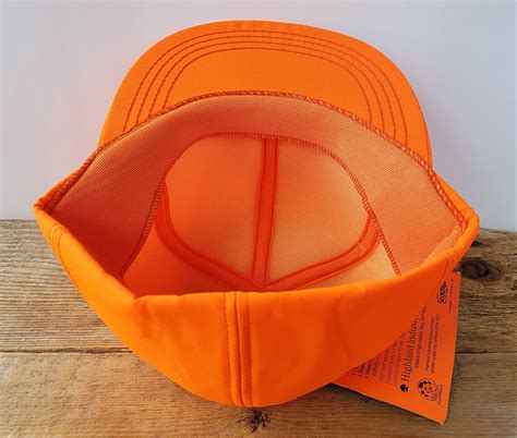 Vintage Blaze Orange Neon Hunting Ear Flap Trapper Hat Medium Etsy