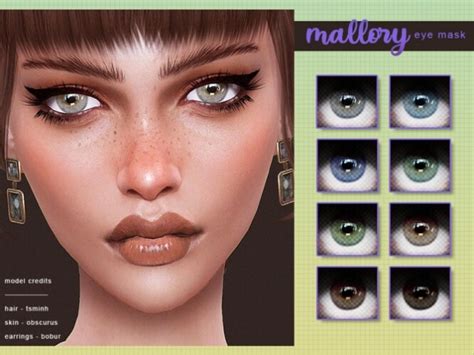Mallory Eye Mask By Screaming Mustard At Tsr Sims 4 Updates