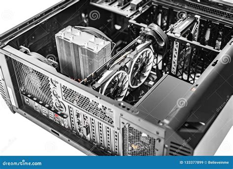 Pc System Unit Components Of The Computer At The Time Of Assembly Of