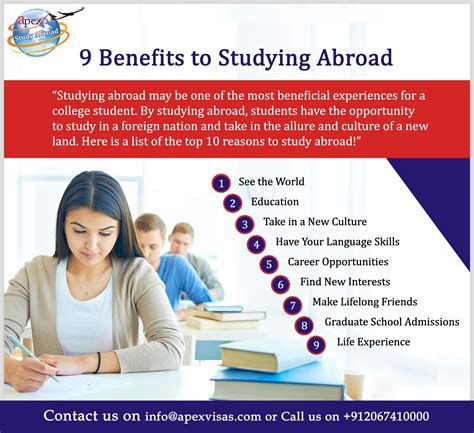 Benefits Of Studying Abroad Study Abroad Counselling Apex Visas
