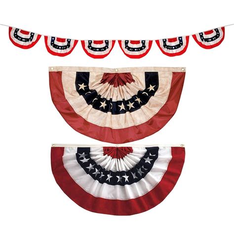 American Flag Decor And Party Banners In The Breeze Pleated Fan