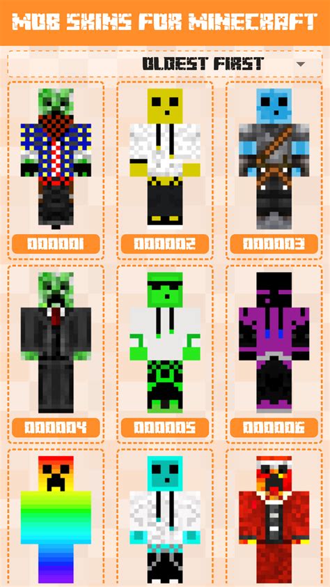 Mob Skins For Minecraft Pe Amazon In Appstore For Android