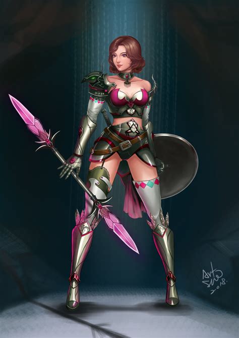 Artstation Fantasy Female Warrior
