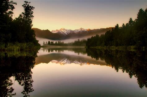 Tapeta Na Monitor Příroda Nový Zéland Příroda Krajina Hory Jezero