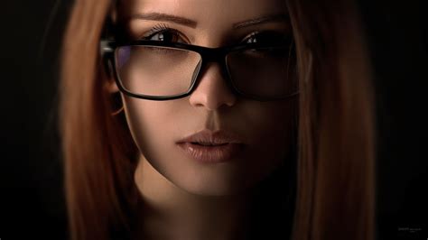 Wallpaper Face Black Model Women With Glasses Sunglasses Closeup Girl Beauty Eye
