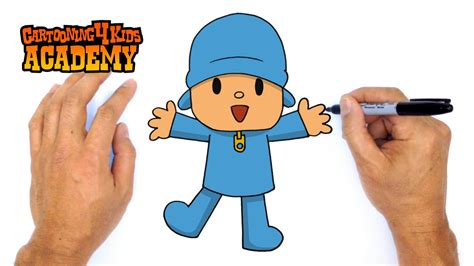 How To Draw Pocoyo Art For Beginners Youtube