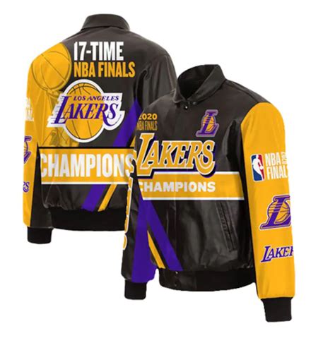 Los Angeles Lakers Jh Design 17 Time Nba Finals Champions Embroidered