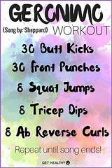 Workouts Set To Songs Photos