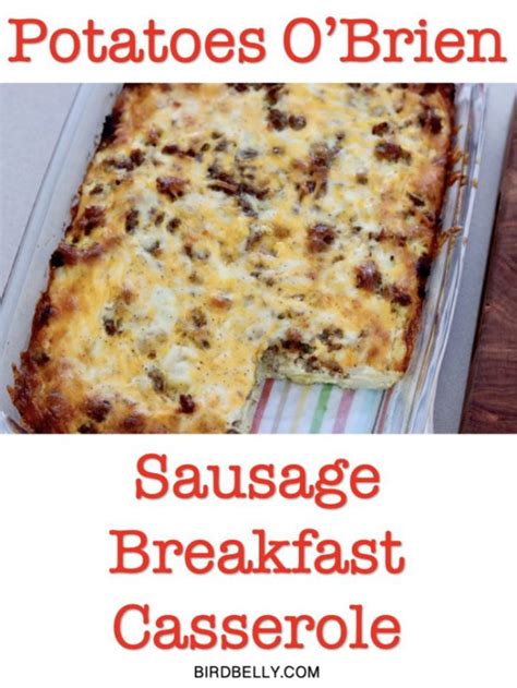 Unless your family has a serious aversion to veggies i'd use. Breakfast Casserole With Potatoes O\'Brien : Best Cheesy ...