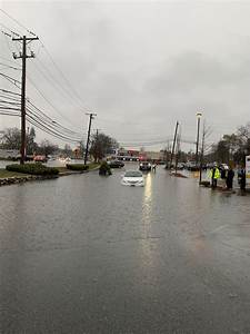 Swampscott Police Fire Help Woman Out Of Car Trapped In Heavy Flooding