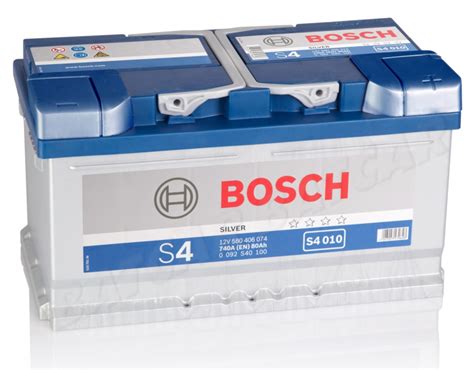 Bosch S4 010 12v 80ah 740aen Autobatterie Batcarde Shop