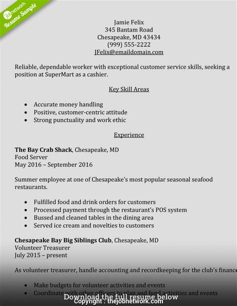 After graduation, starting a professional career is the next big challenge. Simple Entry Level Restaurant Resume How To Write A ...