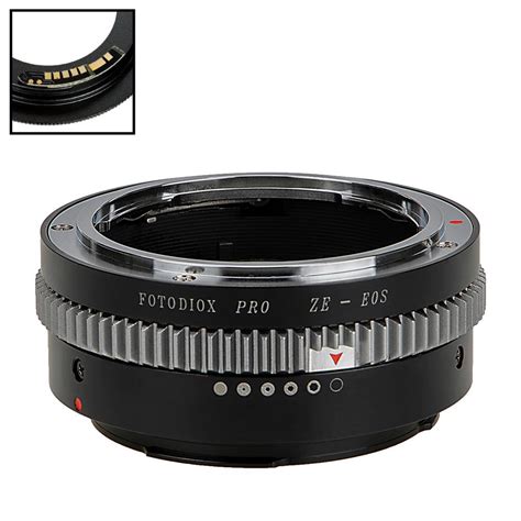 fotodiox pro lens mount adapter compatible with mamiya 35mm ze slr lens to canon eos ef ef s