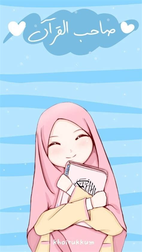 Gadis anime lucu 4k hd wallpaper desktop layar lebar definisi via. Anime Gambar Kartun Muslimah Lucu Cantik Dan Imut