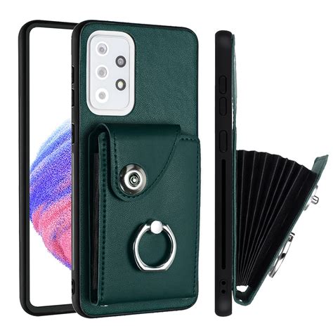 Allytech Galaxy A53 5g Wallet Case With Ring Holder Stand Retro Pu