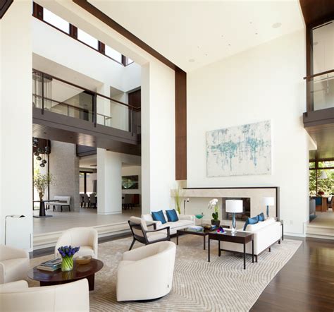 palisades residence contemporary living room los angeles