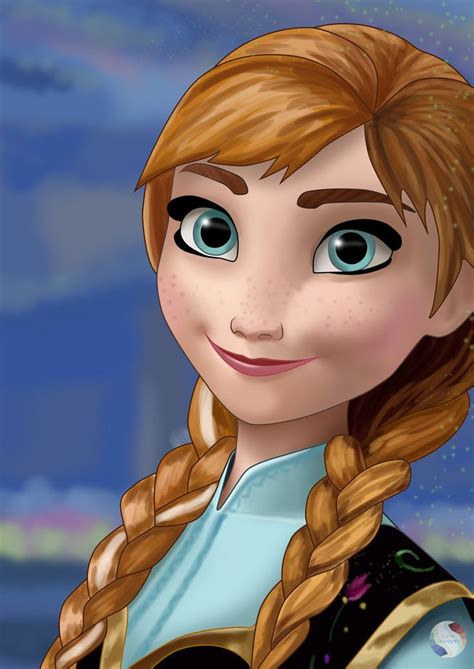 Anna Frozen By ElenaGusarova Anna Frozen Classic Cartoons Anna