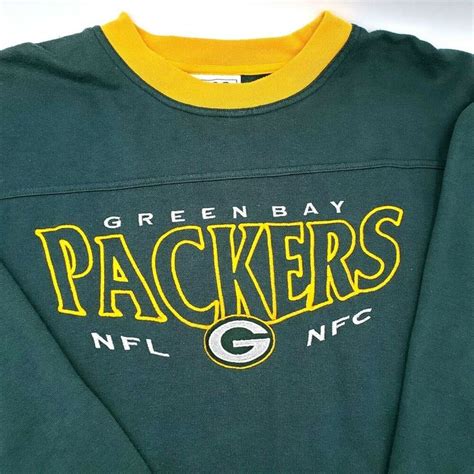 Vintage 90s Lee Sport Green Bay Packers Crewneck Sweatshirt Xl Nfl