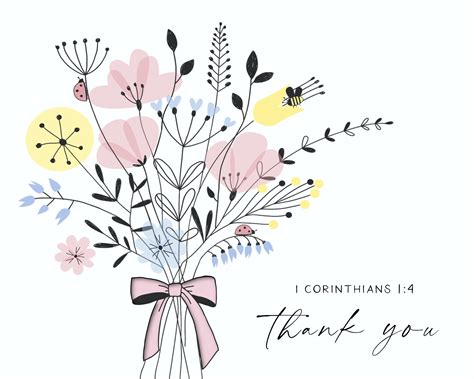 Christian Thank You Cards 8 Thank You Cards 8 Blank Thank Etsy
