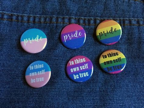 125 Lgbt Pride Pin Badge Gay Pride Pins Bisexual