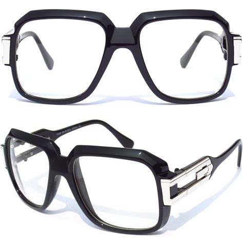 Retro 80s Mc Dj Hip Hop Rap Clear Lens Glasses Gazelle Style Big Aviator Fashion Ebay