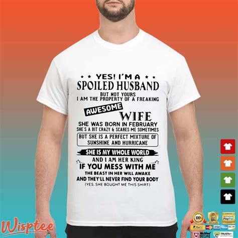 yes i m a spoiled husband awesome wife she was born in august she is my whole world if you mess