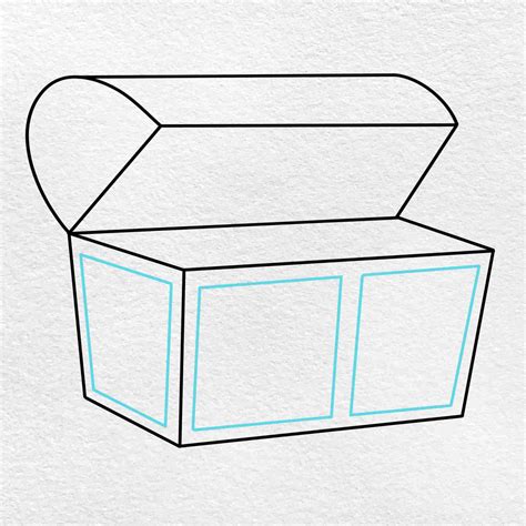 How To Draw A Treasure Chest Helloartsy