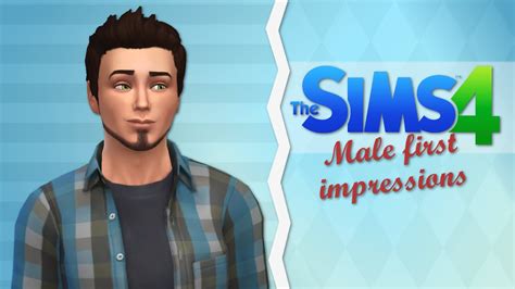 The Sims 4 Create A Sim Male First Impressions Otosection