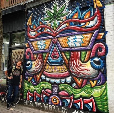 Chris Dyer In Canada 2018 Street Art Psychedelic Art