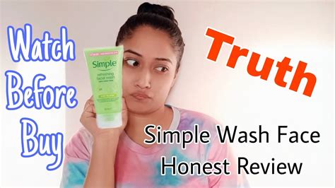 Simple Face Wash Honest Review Buy Or Not Simple Face Wash Truth