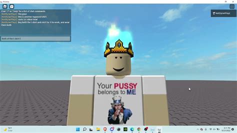 Roblox Bypassed Clothing P Word Shirt Youtube