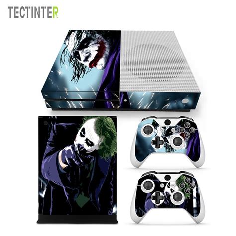 Joker Vinyl Sticker Cover Skin For Xbox One Slim Console With 2