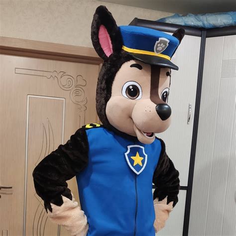 Chase Paw Patrol Mascot Costume Mascot Costume Puppy Etsy