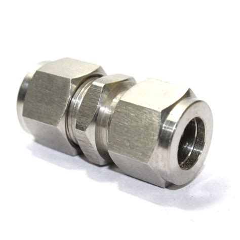 Ss Union Equal Straight Connector Compression Double Ferrule Od Fitting