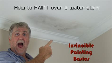 How To Successfully Paint Over Water Damage One Step Process And Its