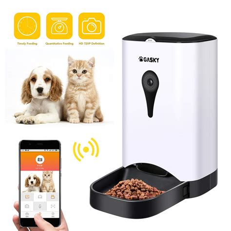 The super feeder automatic cat feeder lets you customize meal size and frequency, plus you can increase the storage capacity or divide the food into multiple meals. Automatic Cat Pet Smart Feeder - App Control Dog Food ...