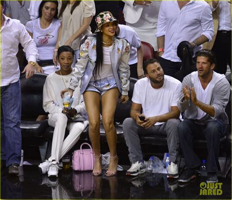 Rihanna Cheers On Lebron James At Nets Vs Heat Game Photo 3109086
