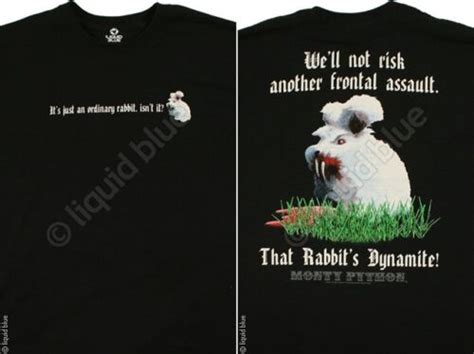 Monty Python Killer Rabbit 2 Sided T Shirt S M L Xl Xxl 3x Cleese Ebay