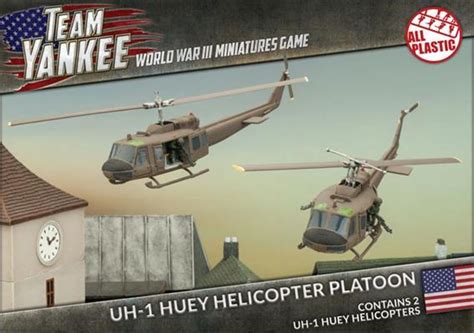 Team Yankee Uh 1 Huey Helicopter Platoon X2 At Mighty Ape Nz