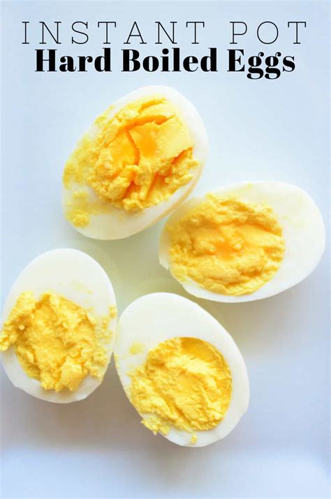 Instant Pot Hard Boiled Eggs Katies Cucina